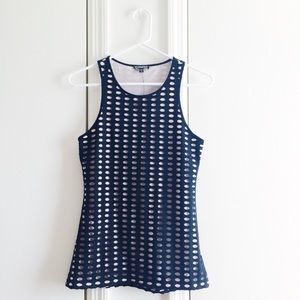 Express Black Cutout Tank Top